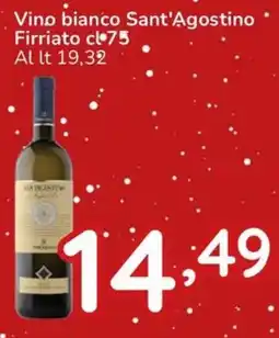 Famila Vino bianco Sant'Agostino Firriato offerta