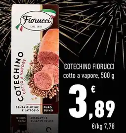 Conad Superstore COTECHINO FIORUCCI cotto a vapore offerta