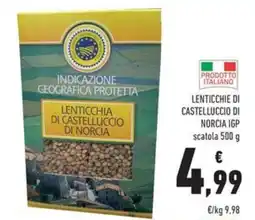 Conad Superstore Lenticchie di castelluccio di norcia igp scatola offerta