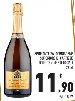 Conad Superstore Spumante valdobbiadene superiore di cartizze docg TENIMENTI DOGALI offerta