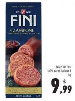 Conad Superstore ZAMPONE FINI 100% carne italiana offerta