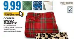 Eurospin Vicino a te coperta singola stampata offerta