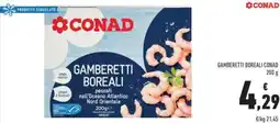 Conad Superstore Gamberetti boreali CONAD offerta