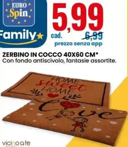Eurospin Vicino a te zerbino in cocco offerta