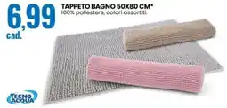 Eurospin Tecno acqua tappeto bagno offerta