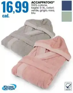 Eurospin Tecno acqua accappatoio offerta