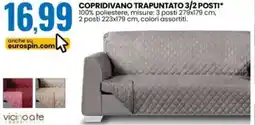 Eurospin Vicino a te copridivano trapuntato 3/2 posti offerta
