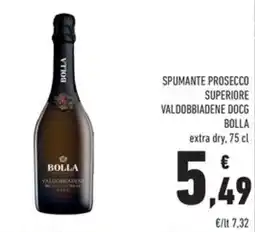 Conad Superstore Spumante prosecco superiore valdobbiadene docg BOLLA offerta