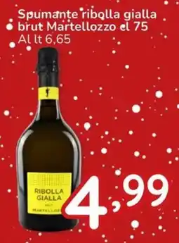 Famila Spumante ribolla gialla brut Martellozzo offerta