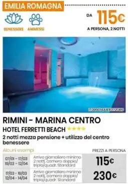 Eurospin Rimini - marina centro hotel ferretti beach offerta