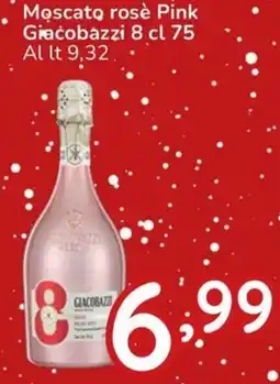 Famila Moscato rosè Pink Giacobazzi 8 offerta