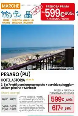 Eurospin Pesaro (PU) hotel astoria offerta