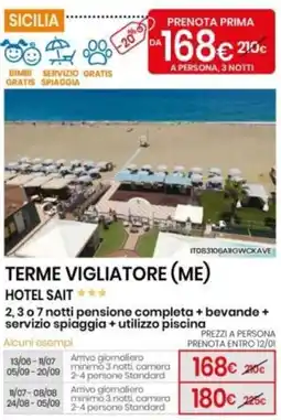 Eurospin Terme vigliatore (ME) hotel sait offerta