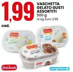 Eurospin Dolciando vaschetta gelato offerta