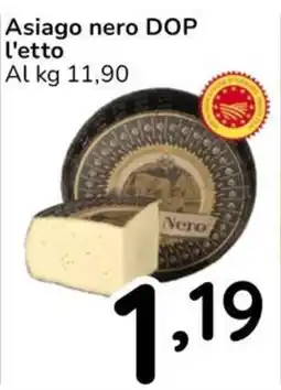 Famila Asiago nero DOP offerta