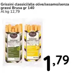 Famila Grissini classici/alle olive/sesamo/senza grassi Brusa offerta