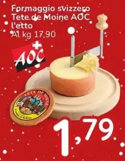 Famila Formaggio svizzero Tete de Moine AOC offerta