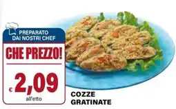 Il Gigante Cozze gratinate offerta