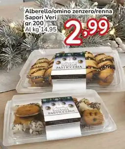 Famila Alberello/omino zenzero/renna Sapori Veri offerta