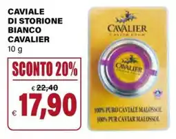 Il Gigante Caviale di storione bianco cavalier offerta