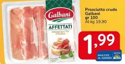 Famila Prosciutto crudo Galbani offerta