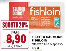 Il Gigante Filetto salmone fishloin affettato fine o spesso offerta