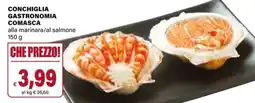 Il Gigante Conchiglia gastronomia comasca alla marinara/al salmone offerta