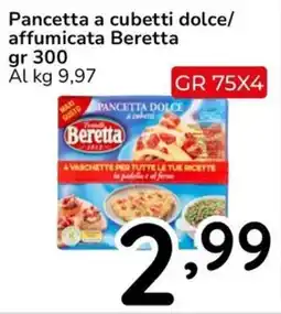 Famila Pancetta a cubetti dolce/ affumicata Beretta offerta