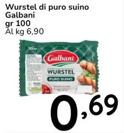 Famila Wurstel di puro suino Galbani offerta