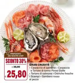 Il Gigante Gran cruditè offerta