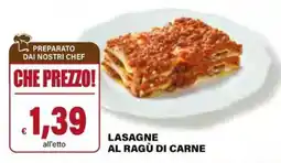 Il Gigante Lasagne al ragù di carne offerta