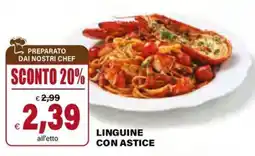 Il Gigante Linguine con astice offerta