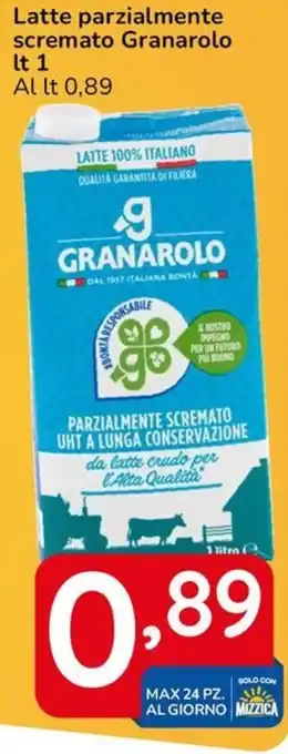 Famila Latte parzialmente scremato Granarolo offerta