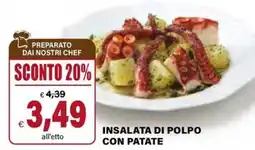 Il Gigante Insalata di polpo con patate offerta