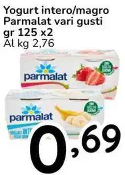 Famila Yogurt intero/magro Parmalat offerta