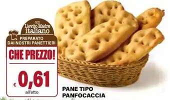 Pane tipo panfocaccia