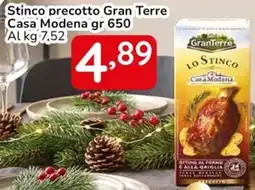 Famila Stinco precotto Gran Terre Casa Modena offerta