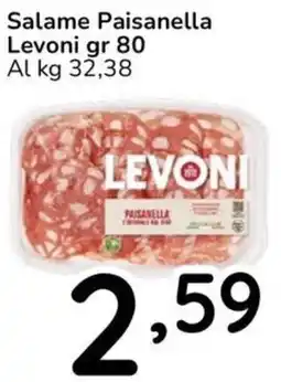 Famila Salame Paisanella Levoni offerta