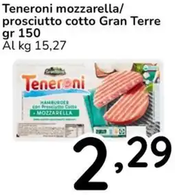 Famila Teneroni mozzarella/prosciutto cotto Gran Terre offerta