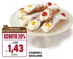 Il Gigante Cannoli siciliani offerta