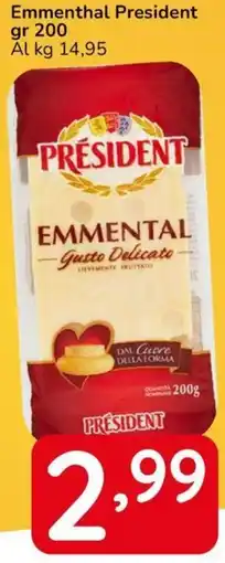 Famila Emmenthal President offerta