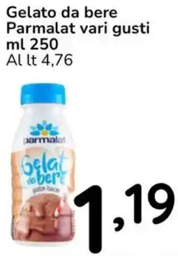 Famila Gelato da bere Parmalat offerta