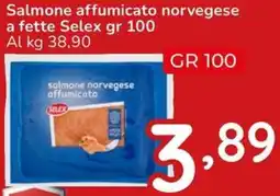 Famila Salmone affumicato norvegese a fette Selex offerta