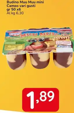 Famila Budino Muu Muu mini Cameo offerta