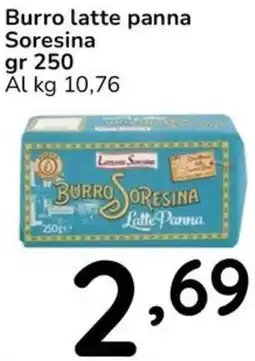 Famila Burro latte panna Soresina offerta