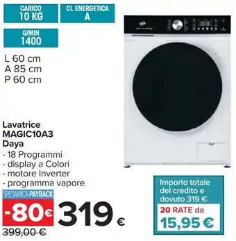 Lavatrice MAGIC10A3 Daya