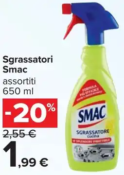 Carrefour Sgrassatori Smac offerta