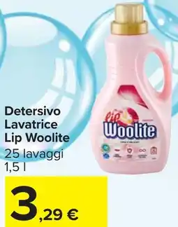 Carrefour Detersivo Lavatrice Lip Woolite offerta
