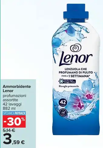 Carrefour Ammorbidente Lenor offerta