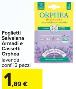 Carrefour Foglietti Salvalana Armadi e Cassetti Orphea offerta